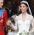 Vestido de noiva de Kate Middleton conta com diversos segredos.  Foto: Getty Images / Purepeople