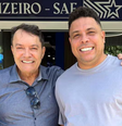 Pedrinho BH, novo dono do Cruzeiro, ao lado de Ronaldo Fenômeno  Foto: Reprodução/Instagram