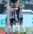  Foto: Pedro Souza / Atlético - Legenda: Atlético pressionou o Sport do início ao fim do primeiro tempo e construiu boa vantagem para o jogo de volta / Jogada10