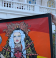 Fã de Madonna se inspira na ‘Rainha do Pop’ para criar pinturas  Foto: Divulgação/Catarina Carvalho