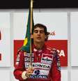 Senna no pódio de Interlagos em 1991. Aqui sim é a marca que fica   Foto: McLaren / X