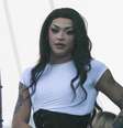 Pabllo Vittar  durante ensaio da 'The Celebration Tour', em Copacabana, no Rio  Foto: Adão/AgNews  
