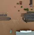 Chuva causou inundações em diferentes regiões, como em Lajeado (foto), no interior do Estado  Foto: Jeff Botega/Agencia RBS via Reuters