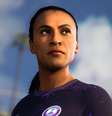 Marta, seis vezes melhor jogadora de futebol do mundo, é uma das estrelas de FC 24  Foto: Divulgação / EA Sports