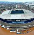 Arena do Grêmio também foi alagada pela enchente em Porto Alegre  Foto: Getty Images