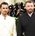 Sam Smith e Christian Cowan estreiam juntos como um casal no MET Gala 2024.  Foto: Getty Images / Purepeople