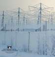 Antenas do projeto científico norte-americano Haarp na cidade de Gakona, no Alasca  Foto: HAARP / BBC News Brasil