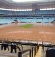 CHUVA1 - PORTO ALEGRE 4/5/2024 - ESTRAGOS / CHUVA / CHEIA - CIDADES - Enchente em Porto Alegre invade gramado da Arena do Grêmio. FOTO @rdgrenal via Twitter  Foto: @rdgrenal via Twitter / Estadão
