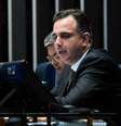 Pacheco voltou a dizer que ação do governo no STF contra a desoneração é um 'erro primário'  Foto: Marcos Oliveira/Agência Senado / Estadão