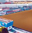 Simulação do Estádio Alcides Santos inundado.   Foto: Reprodução/Fortaleza / Esporte News Mundo
