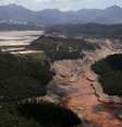Vista geral de cima de uma barragem da Samarco, que tem a Vale e da BHP Billiton como acionistas, que rompeu em Mariana, MG, Brasil
10/11/2015
REUTERS/Ricardo Moraes  Foto: Reuters