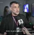 Raoni Carneiro foi entrevistado pelo 'Fantástico' sobre a complexa operação para transmitir o show de Madonna no Rio  Foto: Reprodução/TV