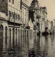 Rua da região central de Porto Alegre (RS) durante a enchente de 1941  Foto: Acervo/Museu de Porto Alegre Joaquim Felizardo / Perfil Brasil