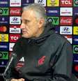  Foto: Lucas Bayer - Legenda: Tite afirmou que falta confiança ao time do Flamengo no atual momento da temporada / Jogada10