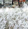 Águas mais quentes ocupam mais espaço, o que eleva o nível do mar e aumenta o risco de inundações  Foto: Getty Images / BBC News Brasil