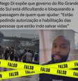 Nego Di divulga falsa informação sobre fiscalização de barcos e jet skis no RS  Foto: Agência Lupa