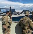 Homens do Comando de Operações Táticas (COT) da Polícia Federal fazem a segurança do Aeroporto Salgado Filho, em Porto Alegre.   Foto: Reprodução/Twitter/Polícia Federal
