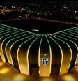 Arena MRV iluminada em homenagem ao RS. (Reprodução / Atlético)  Foto: Esporte News Mundo
