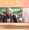 Patrícia Poeta desabafa e revela ainda não ter encontrado família no Rio Grande do Sul  Foto: Reprodução/TV Globo