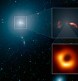 Galáxia M87 e seu buraco negro M87* (Imagem: Reprodução/NASA, JPL-Caltech, Event Horizon Telescope Collaboration)  Foto: Canaltech