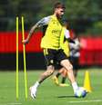 Flamengo em treinamento para encarar o Corinthians.   Foto: Gilvan de Souza /CRF. / Esporte News Mundo