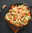Penne com camarão e limão  Foto: Oksana Mizina | Shutterstock / Portal EdiCase