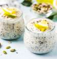 Pudim de chia com limão-siciliano  Foto: Lapina Maria | Shutterstock / Portal EdiCase