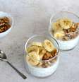 Pudim de chia com banana  Foto: Irkhabar | Shutterstock / Portal EdiCase