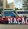  Foto: Reprodução / Redes Sociais - Legenda: Ação da torcida Nação 12 / Jogada10