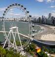 A famosa roda gigante de Balneário Camboriú  Foto: Brastock Images/iStock