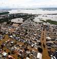 Cidade de Eldorado do Sul, uma das mais atingidas pela enchente; Rio Grande do Sul precisará de muitos recursos para reconstrução  Foto: WILTON JUNIOR / ESTADÃO / Estadão