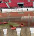 Estádio foi afetado pelas chuvas no RS  Foto: Divulgação/Comunicação Sport Club Internacional