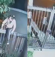 Mulher fica presa em cerca de casa no Chile  Foto: Reprodução/X @LaTerceraTV