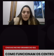 Voluntária fala sobre recebimento de itens 'estranhos' em centro de distribuição de doações no RS  Foto: Reprodução/Terra 