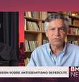 Lucas Mendes e Diogo Mainardi reafirmaram opiniões diferentes sobre a ação militar de Israel em Gaza  Foto: Reprodução/TV