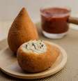 Coxinha de frango da Padaria Real  Foto: Padaria Real/Divulgação / Estadão