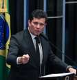 Senador Sergio Moro (União Brasil  Foto: PR) discursa no plenário da Casa -  Lula Marques/Agência Brasil / Perfil Brasil