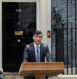 Primeiro-ministro britânico, Rishi Sunak, anuncia pedido de antecipação de eleições gerais  Foto:  REUTERS/Maja Smiejkowska