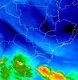 Rio Grande do Sul tem previsão de tempestades nesta quarta-feira, 22  Foto: Reprodução/Inmet