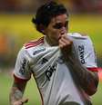 Pedro comemorando mais um gol com a camisa do Flamengo  Foto: Gilvan de Souza / CRF / Esporte News Mundo
