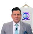 Pavinatto alterou a logomarca da Globo para alfinetar Luciano Huck e exaltar Luciano Hang  Foto: Reprodução