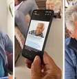 Roque, assistente de palco do SBT, lê postagem com suposta notícia de sua morte no celular  Foto: Instagram/@janildanogueira / Estadão