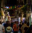 Lisboa fica tomada de arraiais em junho na celebração de Santo Antônio  Foto: Santos Populares Lisboa/Divulgação / Viagem e Turismo