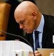 O ministro Alexandre de Moraes do Supremo Tribunal Federal (STF) durante sessão plenária  Foto: Wilton Junior/Estadão / Estadão
