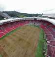 Beira-Rio ficou quase dois metros sob as águas do Guaíba e foi danificado.  Foto: Divulgação/Internacional / Estadão