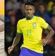Karoline e Éder Militão: brigas na internet questionando pensão alimentícia.  Foto: Instagram/@karolinel/Lucas Figueiredo/CBF / Estadão