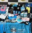 Itens saqueados de loja da Arena Grêmio foram recuperados pela Polícia Civil  Foto: Divulgação/Polícia Civil