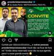 Pablo Marçal, Leonardo Avalanche e Tarcísio Escobar em convite para evento do PRTB  Foto: Reprodução/Instagram via perfil @presidentetarcisioescobar / Estadão