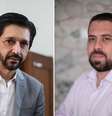 Os pré-candidatos Ricardo Nunes (MDB) e Guilherme Boulos (PSOL) têm empate técnico na liderança da disputa.  Foto: Felipe Rau e Werther Santana/Estadão / Estadão