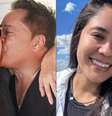 Leonardo e a filha, Monyque  Foto: Reprodução/Instagram / Márcia Piovesan